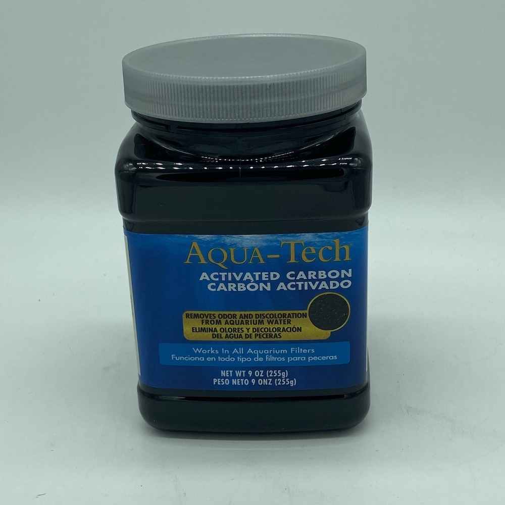 Aqua-Tech Activated Carbon‎ Works With All Aquarium Filters 9 Oz. NEW